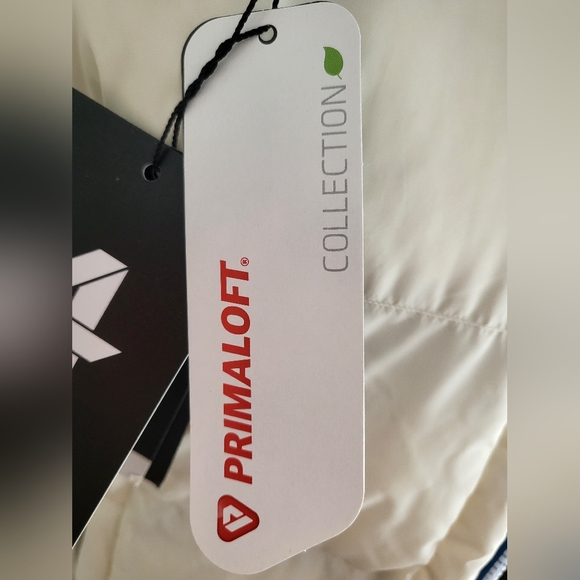 NWT FourLaps Polar Quilted Sherpa Jacket Reversible Unisex Medium Thyme/White - Picture 13 of 15